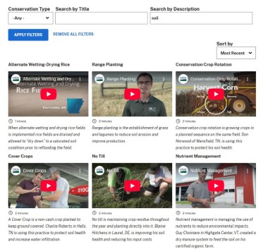 click to enlarge farmers.gov grab image of video library
